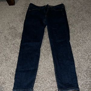 Dark blue high rise jegging
